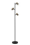 Lucide UPTON GU10 Stehlampe 3-fach Modern Rauchfarbe 57700/03/65