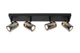 Lucide UPTON GU10 Deckenstrahler 4-fach Modern Rauchfarbe 57900/04/65
