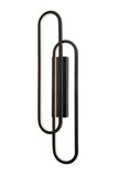 Lucide THELMA LED Wandleuchte 35W dimmbar Warmweiss Modern Schwarz 78200/33/30