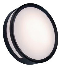 LUTEC Rola LED Aussenwandleuchte 3000 K 13W IP54 Schwarz Matt