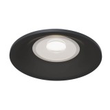 Maytoni Slim Downlight, Einbauleuchte GU10 Schwarz Ø85mm