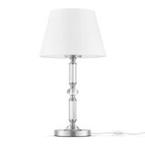 Maytoni Riverside Tischleuchte, Tischlampe E27 Weiss Stoff