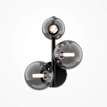 Maytoni Dallas Wandleuchte, Wandlampe 3x G9 Schwarz