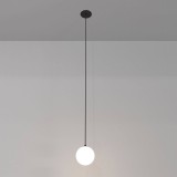 Maytoni Luna LED Pendelleuchte, Hängeleuchte 5W 210cm Schwarz 4000K 90Ra Neutralweiss