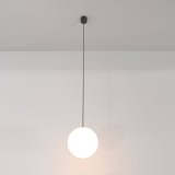 Maytoni Luna LED Pendelleuchte, Hängeleuchte 5W 230cm Schwarz 4000K 90Ra Neutralweiss