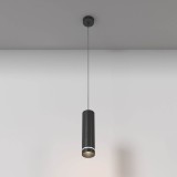 Maytoni Orlo LED Pendelleuchte, Hängeleuchte 12W 120cm Schwarz 90Ra Neutralweiss