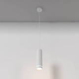 Maytoni Orlo LED Pendelleuchte, Hängeleuchte 12W 120cm Weiss 90Ra Neutralweiss