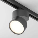 Maytoni ONDA 1-Phasen System UNITY LED Stromschienenleuchte 12W 3000K Schwarz 11 cm Warmweiss