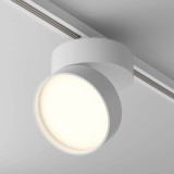 Maytoni ONDA 1-Phasen System UNITY LED Stromschienenleuchte 18W 3000K Weiss 11,1 cm Warmweiss