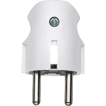 Merten 122427 Schutzkontakt-Stecker, weiß