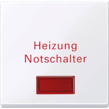 Merten 432925 Wippe für Heizungs-Notschalter, aktivweiß glänzend, System M