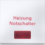 Merten 433919 Wippe für Heizungs-Notschalter, polarweiß, System M