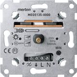 Merten MEG5135-0000 Drehdimmer-Einsatz für induktive Last, 60-1000 VA