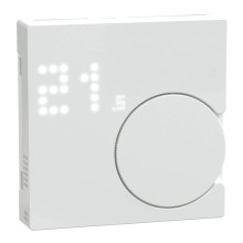 Merten MEG5779-0325 Connected Raumtemperaturregler-Modul, aktivweiß glänzend, System M, ZB