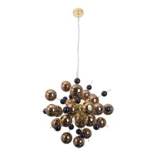 Näve G9 Pendelleuchte EXPLOSION Ø65cm gold 7026458