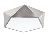 Nova Luce DARIUS Deckenleuchte E27 Nickel 10x40cm dimmbar 8186204