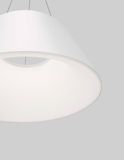 Nova Luce VOLCANO LED Pendelleuchte Weiß 33W Warmweiss 120x45cm 9077882