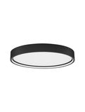 Nova Luce OLAF LED Deckenleuchte Schwarz 30W Warmweiss 5x45cm dimmbar 9085231