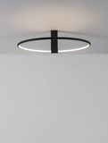 Nova Luce GARVE LED Pendelleuchte Schwarz 35W Warmweiss 20x60cm dimmbar 9085243