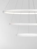 Nova Luce EMPATIA LED Pendelleuchte Weiß 108W Warmweiss 120x80cm dimmbar 9172868