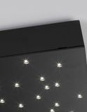 Nova Luce CIELO LED Deckenleuchte Schwarz 8W Steuerbare Lichtfarbe 30x30x4cm dimmbar 9180382