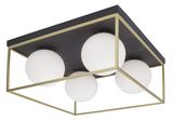 Nova Luce JULIET Deckenleuchte E14 4-fach Gold 45x45x20cm dimmbar 9206403