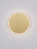 Nova Luce NEVO LED Wandleuchte Gold 12W Warmweiss 20x3,9x20cm 9248161