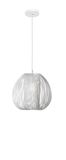 Nova Luce DESIRE Pendelleuchte E27 Weiß 250x28cm dimmbar 9586152