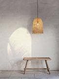 Nova Luce AURORA Pendelleuchte E27 Beige 190x30cm dimmbar 9586509