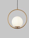 Nova Luce OBITAR Pendelleuchte E27 Gold 35x20x120cm dimmbar 9988169