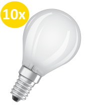 10er-Pack Osram LED Lampe Retrofit Classic P FR 2.5W neutralweiss E14 4058075116436 wie 25W