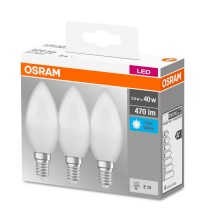 OSRAM LED Kerze BASE B40 FR 5.5W E14 matt neutralweiss wie 40W 4058075429680