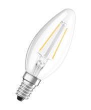 OSRAM Retrofit E14 LED Kerze 1,5W B15 Filament klar warmweiss wie 15W 4058075436701