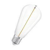 OSRAM Vintage 1906 LED CLASSIC A, Globe Filament Magnet-Stil 2.2W 827 klar E27 Lampe 150lm 2700K warmweiss wie 16W 4099854049859