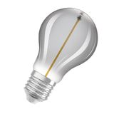 OSRAM Vintage 1906 LED CLASSIC A, Globe Filament Magnet-Stil 1.8W 818 Rauchglas E27 Lampe 40lm 1800K warmweiss wie 4W 4099854050015