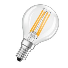 OSRAM LED CLASSIC EEK C 2.9W 827 klar E14 Lampe 470lm 2700K warmweiss wie 40W dimmbar 4099854066252