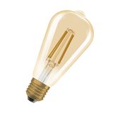 OSRAM Vintage 1906 LED CLASSIC EDISON 7.2W 824 Gold E27 Lampe 806lm 2400K warmweiss wie 60W dimmbar 4099854137822