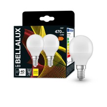 2er-pack BELLALUX E14 LED Lampe 5W matt warmweiss wie 40W 4058075157064