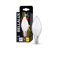 BELLALUX E14 LED Kerze 3W B25 matt warmweiss wie 25W