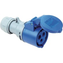 CEE Kupplungssteckdose Shark 230V 16A 3polig IP44 PCE 213-6