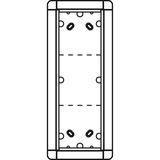 Ritto 1883320 Aufputzrahmen 3 Modulplätze, silber