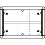 Ritto 1883670 Aufputzrahmen 6 Modulplätze, weiß