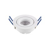 SIGOR LED Einbauleuchte ARGENT FLAT 82mm weiss Downlight 2700K Warmweiss