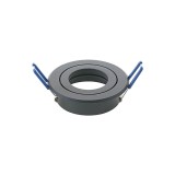 SIGOR Einbaustrahler RING 83mm schwarz Downlight schwenkbar