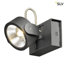 SLV 1000127 KALU LED 1 Wand- und Deckenleuchte schwarz 3000K 60°