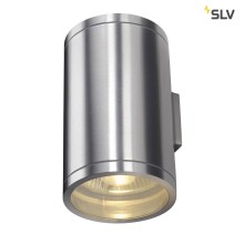 SLV 1000334 ROX WALL OUT UP DOWN QPAR11 Outdoor Wandleuchte alu gebürstet max. 2x50W IP44