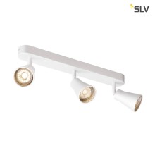 SLV 1000893 AVO CW Triple Indoor Wand- und Deckenaufbauleuchte QPAR51 weiß max. 50W