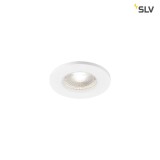 SLV 1001018 KAMUELA ECO LED Fire-rated Deckeneinbauleuchte weiss 4000K 38° dimmbar IP65