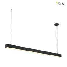 SLV 1001309 Q-LINE DALI SINGLE LED Pendelleuchte dimmbar 1500mm schwarz