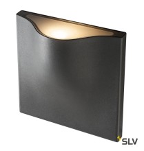 SLV 1002504 VILUA L Outdoor Wandaufbauleuchte anthrazit 3000K IP54 100° 810lm